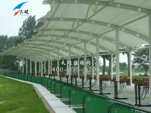 江西新余市蓮臺(tái)山莊高爾夫遮陽(yáng)蓬