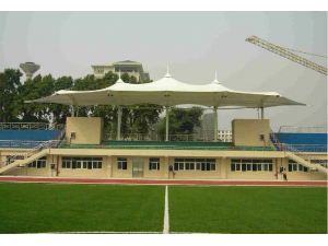 湖北十堰技師學院膜結構看臺